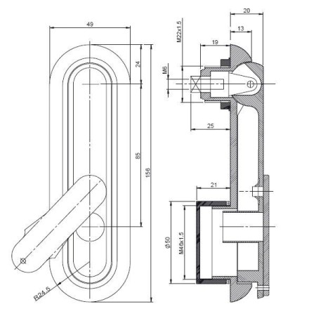 Zamek HS 03